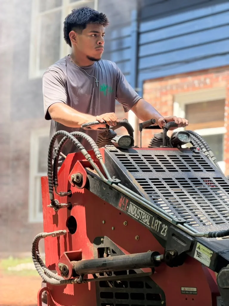Equipment used by Infinite Outdoor Construction on residential outdoor projects