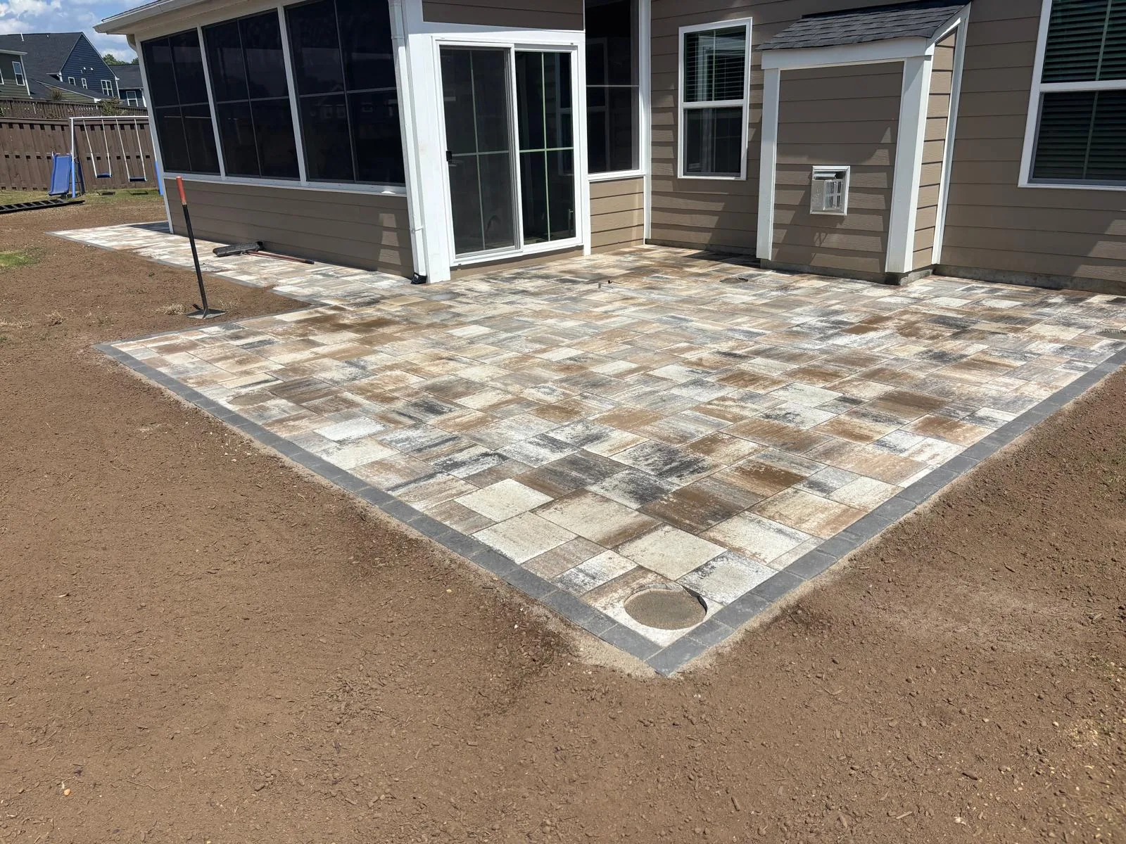 Completed patios project